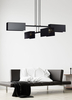 Lampa wisząca TOLOS 4 BLACK Emibig 633/4 czarny
