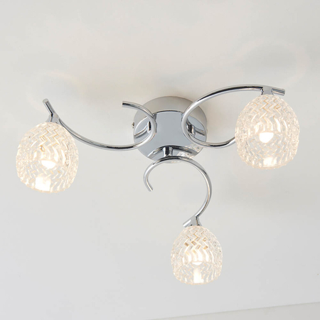 Lampa sufitowa Endon Lighting Boyer BOYER-3CH chrom