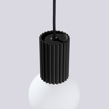 Sollux Lighting Lampa wisząca HALO 1 czarna SL.1714