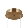 Lampa wisząca Italux PND-34362-9-HBR-OPAL złoty