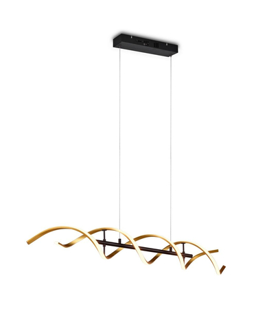 Lampa wisząca Trio 341810208 złoty