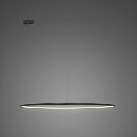 Lampa wisząca Ledowe Okręgi No.1 CO 100cm 3k czarna ściemnialna