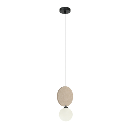 Lampa wisząca Italux PND-59779-1M-BG Czarny, Beżowy