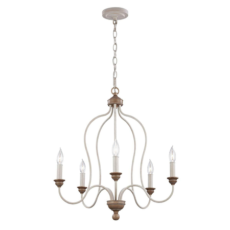 Żyrandol Elstead Lighting Hartsville biały FE-HARTSVILLE5