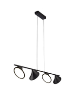 Lampa wisząca CLAMOR BLACK Azzardo AZ2696 czarny