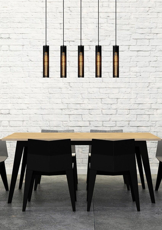 Lampa wisząca Lucide LIONEL 73406/05/30 czarny