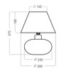 Lampa 4concepts BERGEN Biała