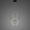 Lampa wisząca Linea No.5 60/40cm czarnozłota 2 3k