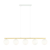 Lampa wisząca ALLORA 5 Emibig 1255/5 biały/złoty