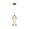 Lampa wisząca Italux Sonte PND-24352V-24W-AB-AMB Antyczny brąz matowy