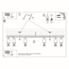 Sollux Lighting Plafon RING 6L czarny SL.0334