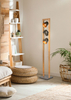 Lampa podłogowa Trio 401900367 srebrny