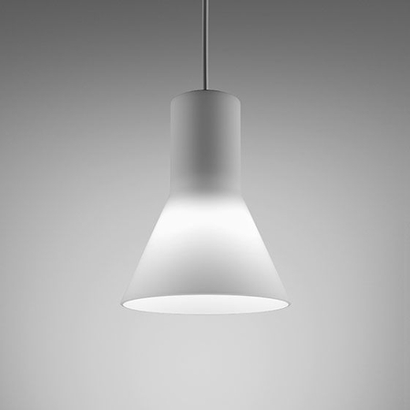 Lampa wisząca AQForm Modern Glass Flared GU10 Biały Struktura