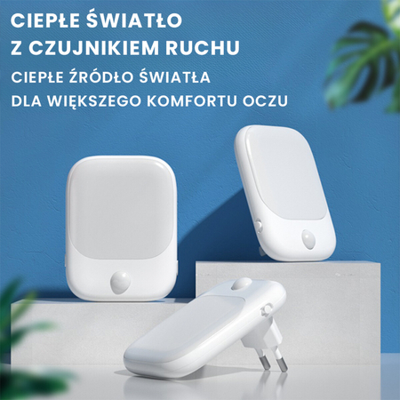 Eko-Light Lampka Wtykowa Pati 2700K EKW1439 BIAŁY