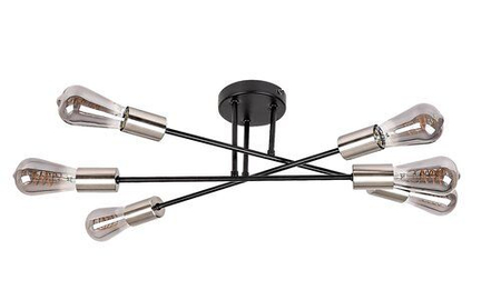 Lampa sufitowa Rabalux Branwen 71026 czarny matowy