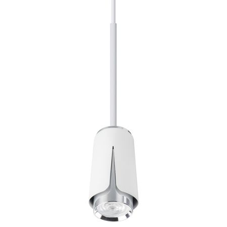 Milagro Flower Chrome Lampa Wisząca 1xGU10 Biały ML0275 BIAŁY + CHROM