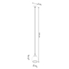 Sollux Lighting Lampa wisząca ALINO 1 czarna SL.1141