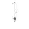 Lampa zewnętrzna wisząca Luces Exclusivas DONZUELA LE75145 czarny