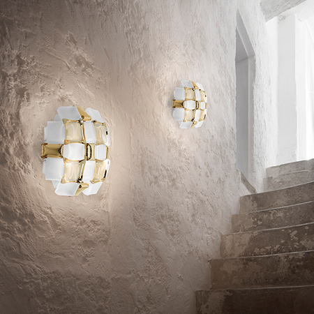 Kinkiet Slamp MIDA - AMBER S MIDWS00YLW00000NMTEU bursztynowy