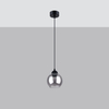 Sollux Lighting Lampa wisząca ALINO 1 czarna SL.1141