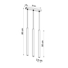 Sollux Lighting Lampa wisząca PASTELO 3 biała SL.0466