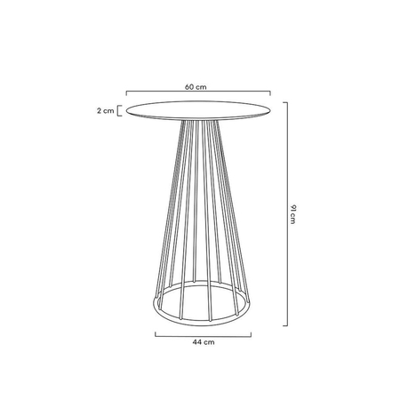 Stolik barowy GLAM 60