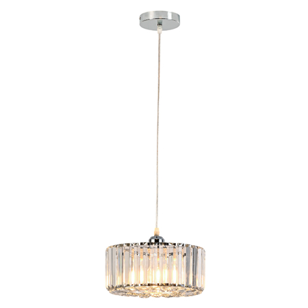 Light Prestige Okrągła lampa wisząca Vetro chrom 1xE27 LP-2910/1P CH round