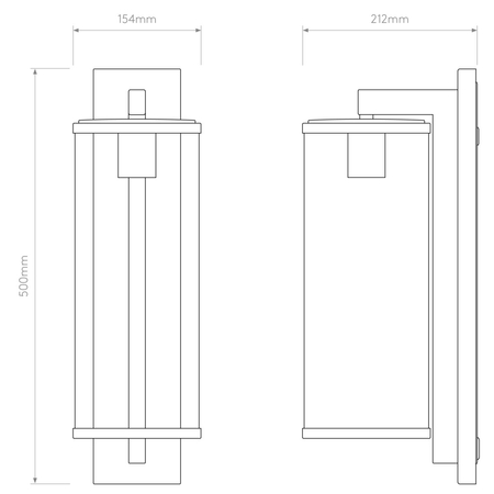 Kinkiet zewnętrzny Astro Pimlico 500 1413005 Brązowy