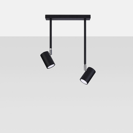 Sollux Lighting Plafon NORANO czarny SL.1074