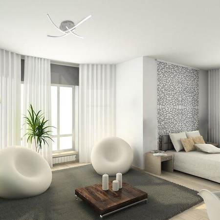 Lampa sufitowa Rabalux Tatjana 3145 srebrny