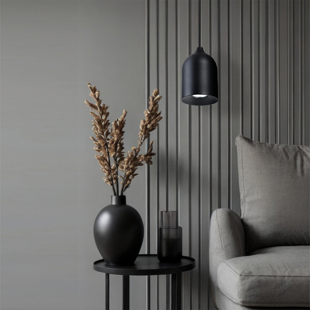 Light Prestige Metalowa lampa wisząca Nilo czarna 1xGU10 LP-0110/1P BK