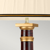 Lampa stołowa Elstead Lighting Louviers czerwony DL-LOUVIERS-TL