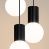 Sollux Lighting Lampa wisząca HALO 3P czarna SL.1715