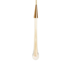 Glamour Lampa wisząca Abigali Melted Gold 3W 3000K, złoty