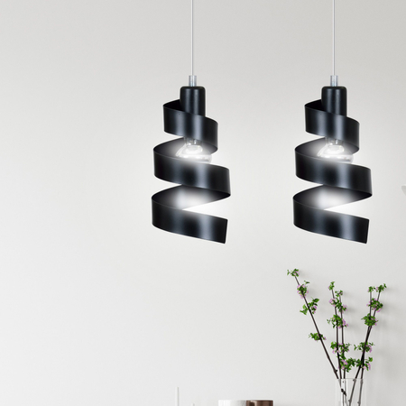 Lampa wisząca SAGA 2 BLACK Emibig 352/2 czarny