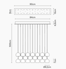Lampa wisząca Fabbian F32A2900 Multispot Beluga-Rosone 900x150 20L.