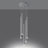 Sollux Lighting Lampa wisząca PASTELO 5P czarna SL.1176