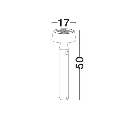 Lampa ogrodowa Luces Exclusivas FRAVELA LE75124 czarny