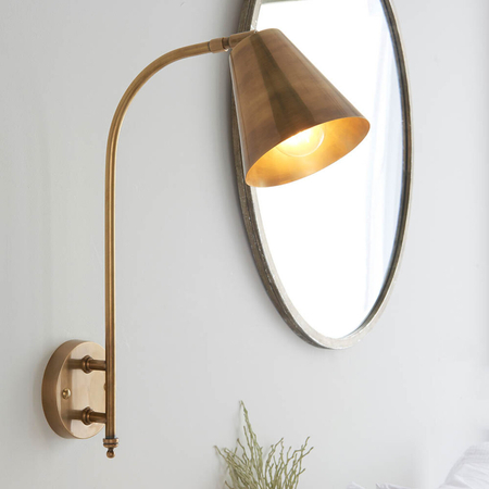 Kinkiet Endon Lighting Radha 93144 mosiądz