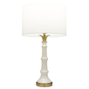 Cosmo Light Lampa stołowa LOBOC T01019BR-WH