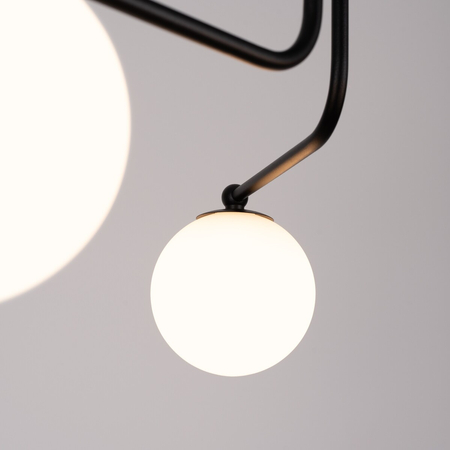 Sollux Lighting Żyrandol ASTRAL 5 czarny SL.1663