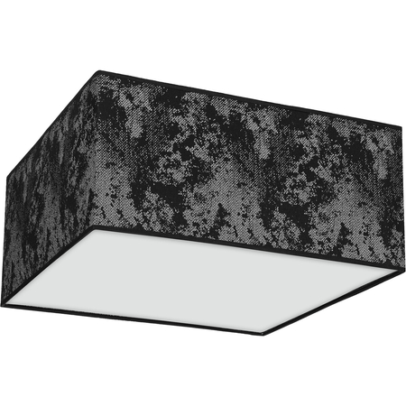 Milagro Lampa Sufitowa SATINO SILVER 2xE27 MLP7325 CZARNY