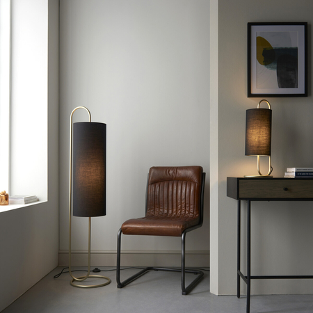 Lampa stołowa Endon Lighting Klip 98090 mosiądz