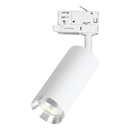 Milagro Oprawa Mica Track Biały + Chrom 1xGU10 - 3-obwodowy ML2193 BIAŁY