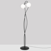 Lampa podłogowa Kaja NELA K-5353 czarny, biały