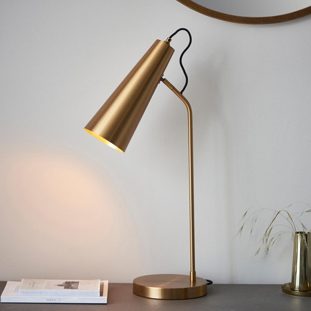 Lampa stołowa Endon Lighting Karna New 107527 mosiądz