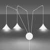 Lampa wisząca ABRAMO 3 WHITE Emibig 159/3 biały