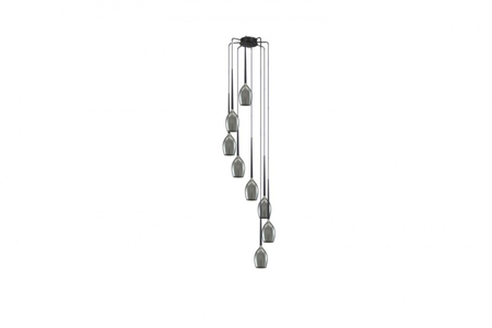 Lampa wisząca IZZA 8 SMOKY Azzardo AZ2940 przydymiony