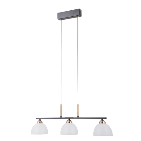 Lampa wisząca Italux Montiela PND-34374-3-BK Czarny mat, złoty