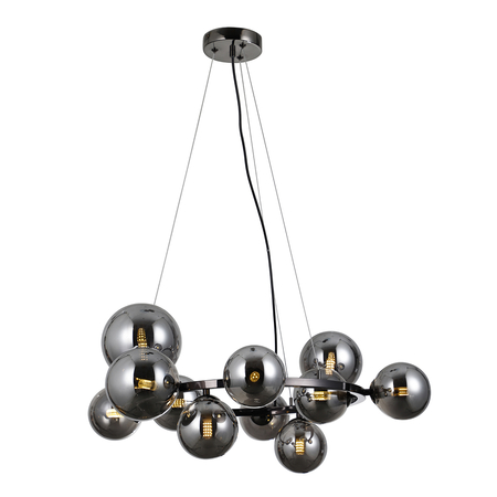 Lampa wisząca Italux PND-406007-11A-BCR Czarny chrom